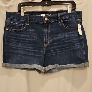 NWT - Old Navy Blue Jean Shorts Boyfriend Fit